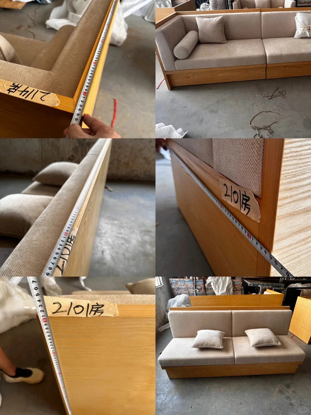 Furniture frame and support detail