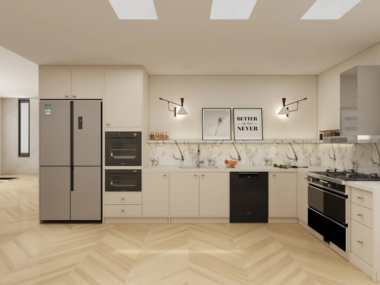 Cooking wall visualization