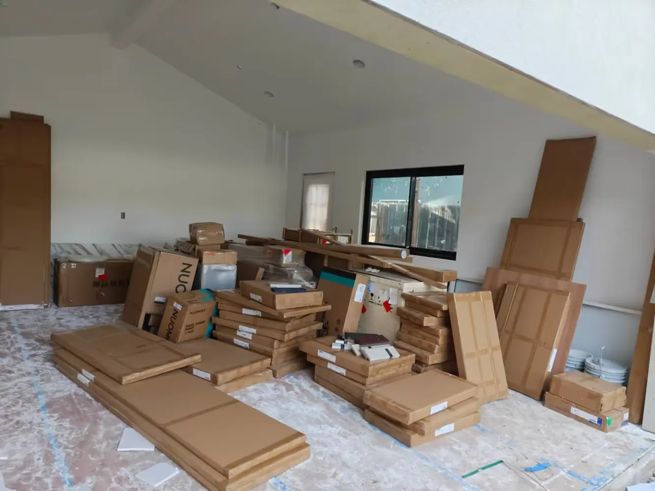 Cabinetry delivered to California home