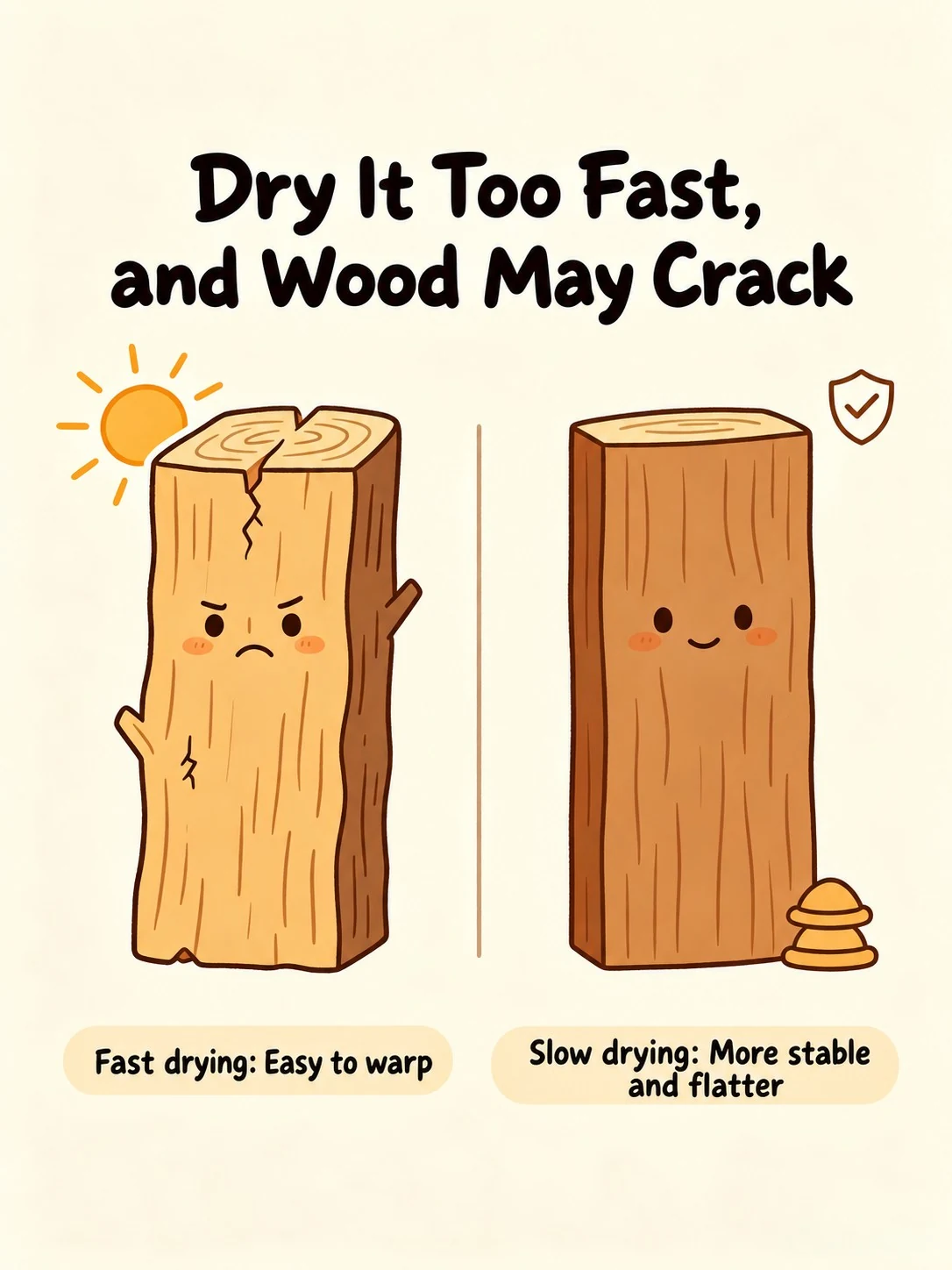 Kiln-dried wood visual learning sequence 3