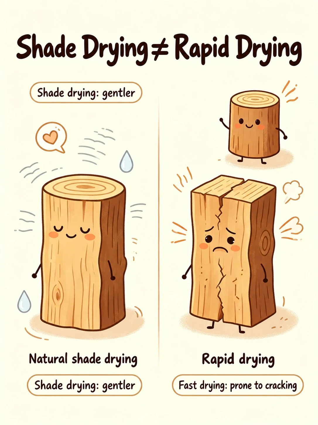 Kiln-dried wood visual learning sequence 6