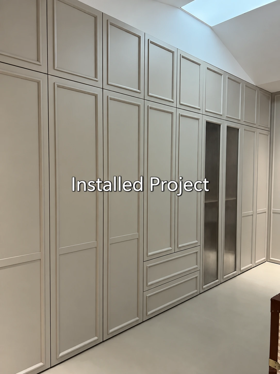 Installed painted cabinetry project