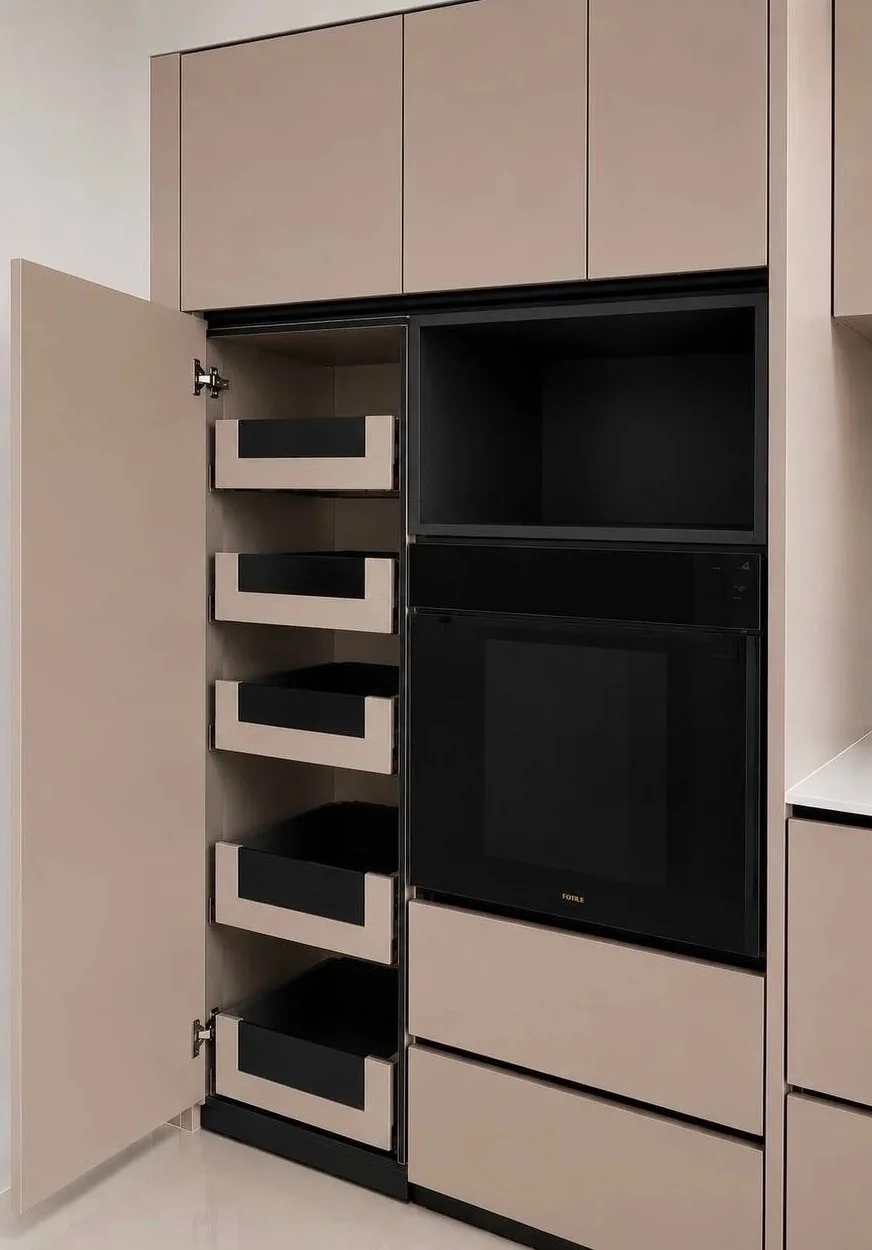 Tall cabinet systems show why profile stiffness and hardware mounting points must be engineered together.