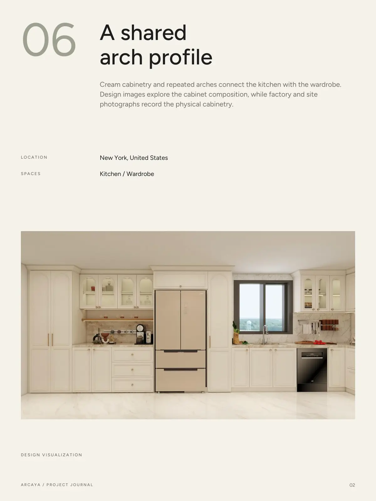 New York cabinetry project overview and design visualization