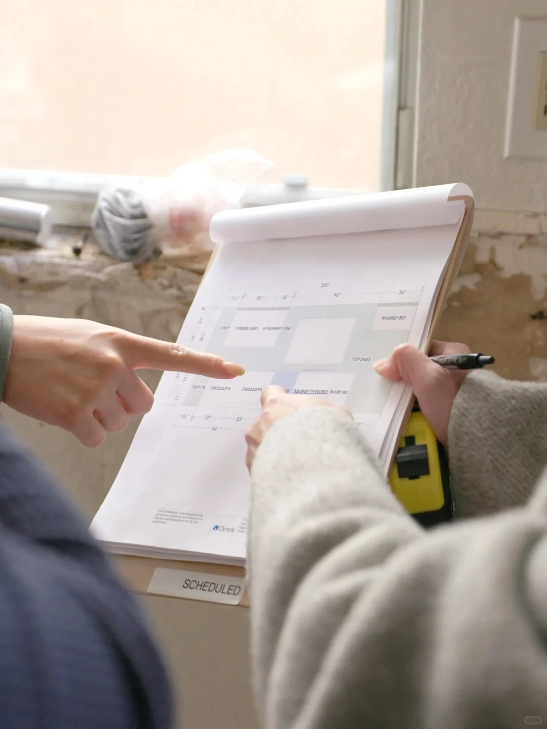 Re-check the latest approved drawing before measuring or releasing the finished cabinet.