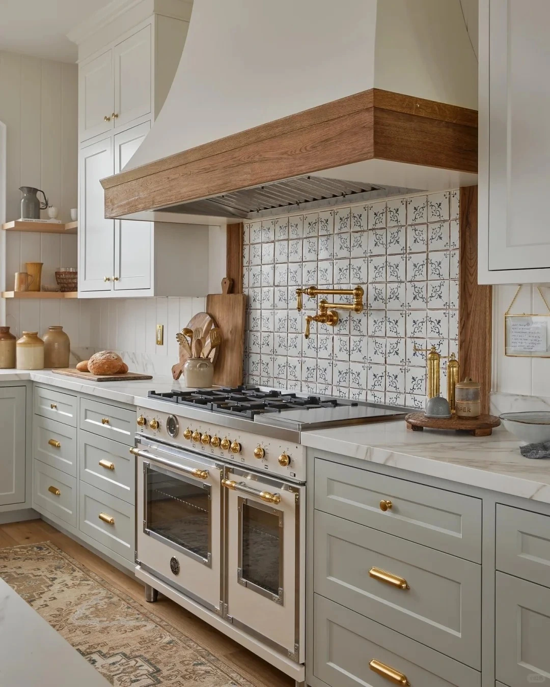 Review the complete installed look for color, proportion, door alignment and visible finish consistency.