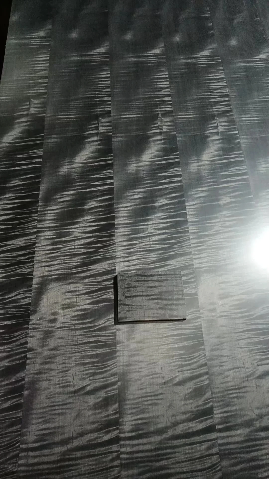 Matched grey veneer panels