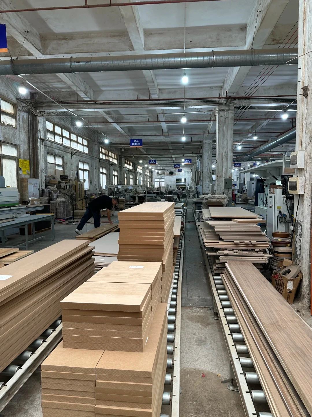 Veneer and panel production line